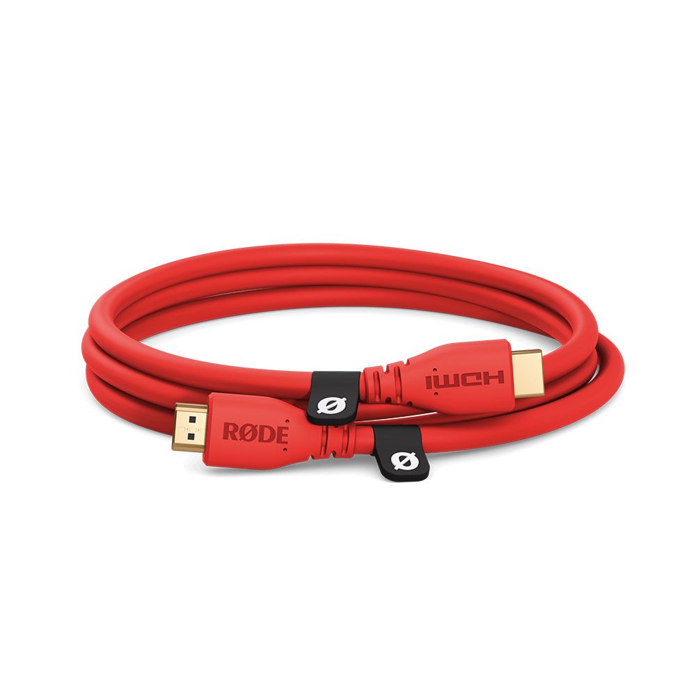 Rode HDMI Cable (1.5m) (Red) - Image 1