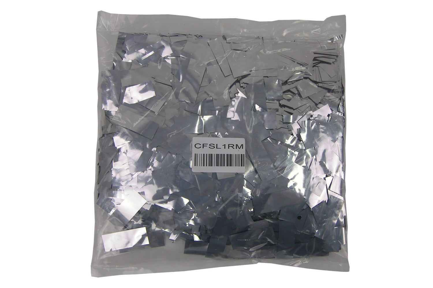 Event Lighting CFSL1RM Confetti Bag (Silver Metallic) - Image 1