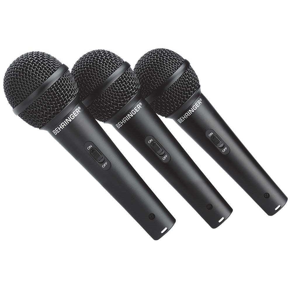 Behringer Ultravoice XM1800S Dynamic Cardioid Mics (3-Pack) - Image 1