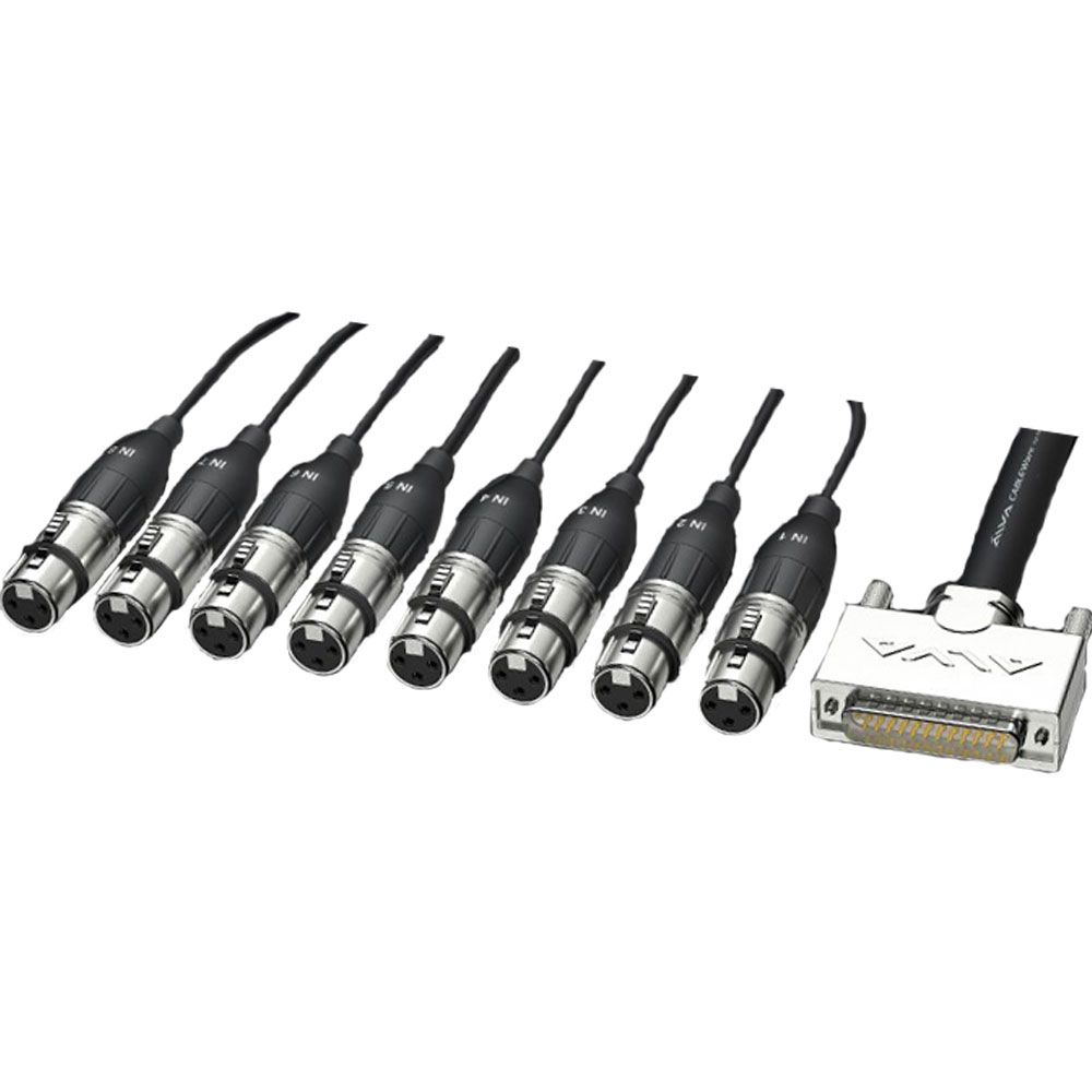 Alva DB25 to 8 x XLRF Cable Pro Series (5m) - Image 1