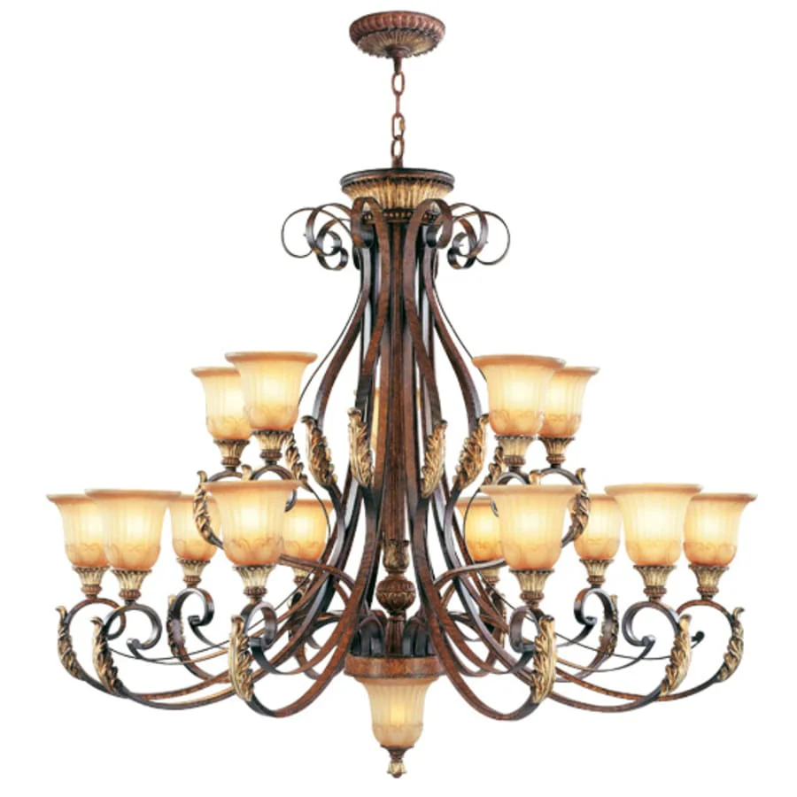 Livex Lighting Villa Verona 15 Light 2 Tier Chandelier - Image 2