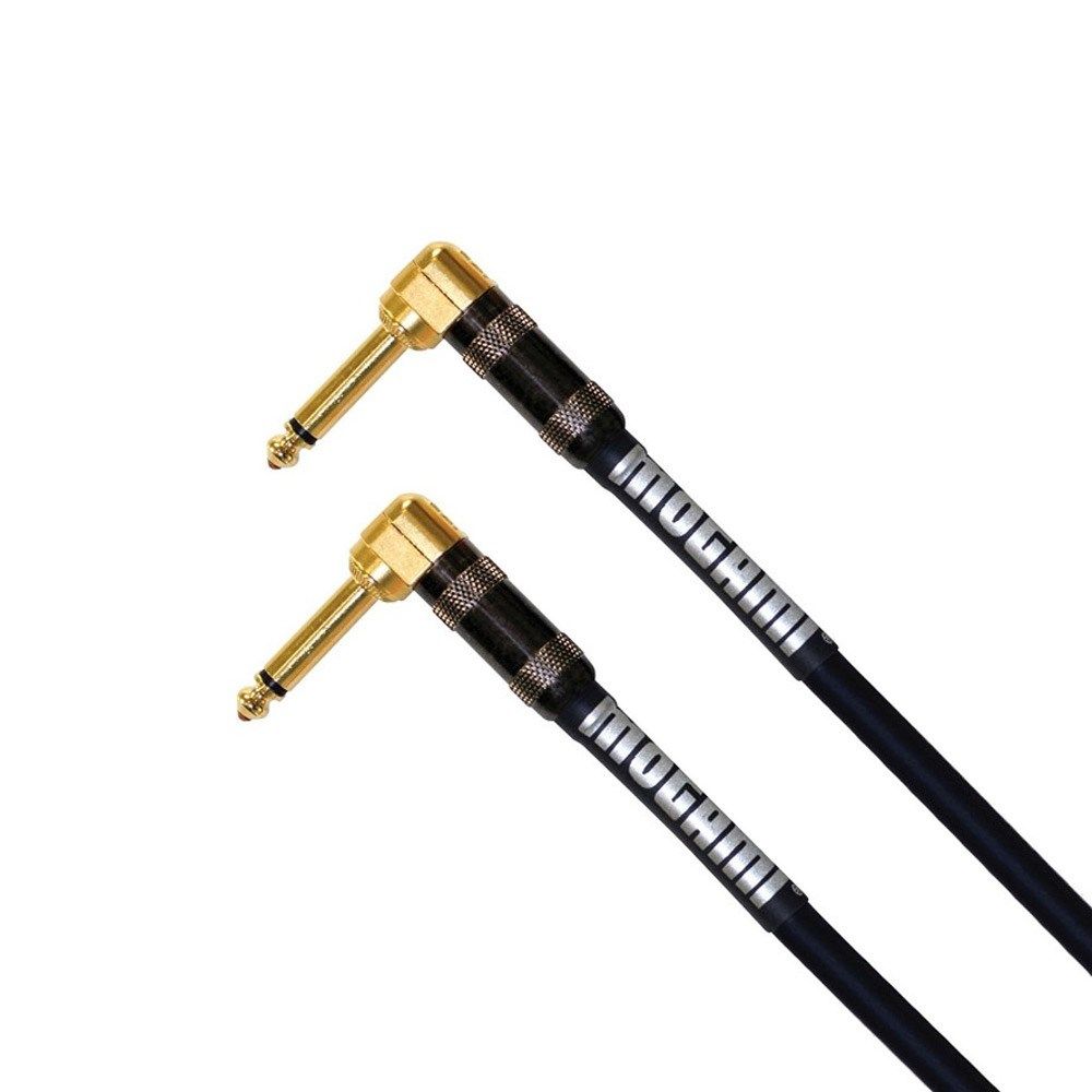 Mogami Platinum Right-Angle to Right-Angle Guitar Cable (1.5ft) - Image 1