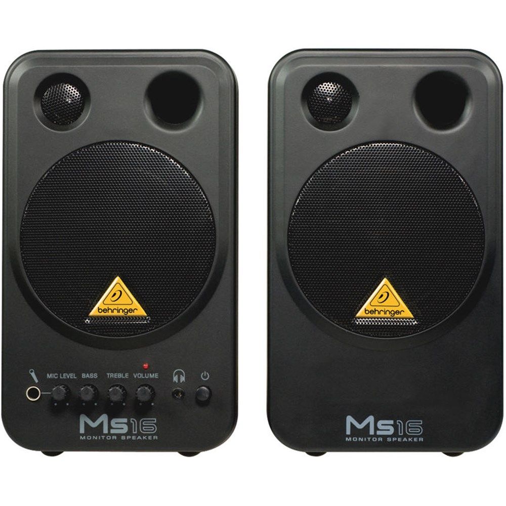 Behringer MS16 Active 16W Monitor Speakers (Pair) - Image 1