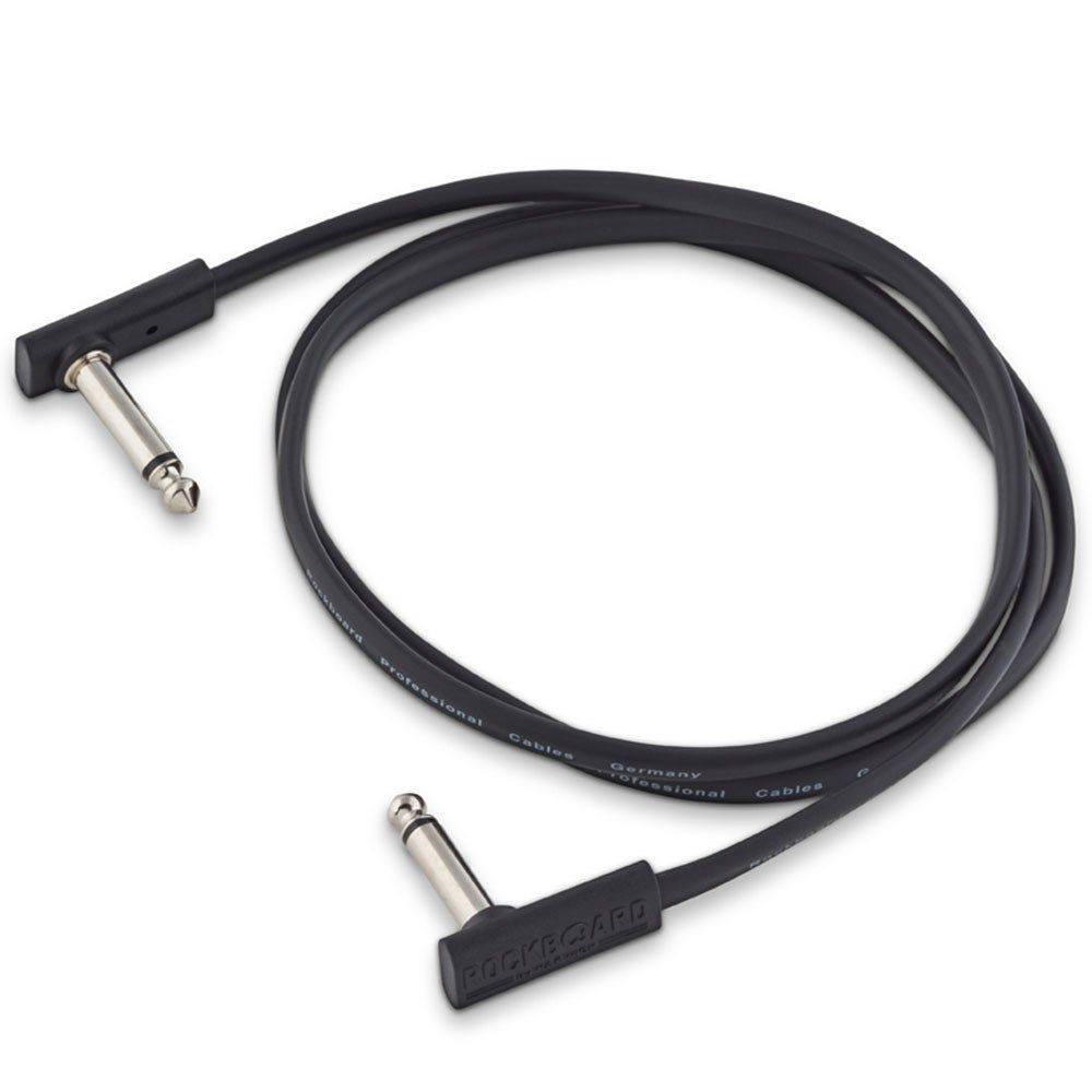 RockBoard Flat Patch Cable 100cm Black - Image 1