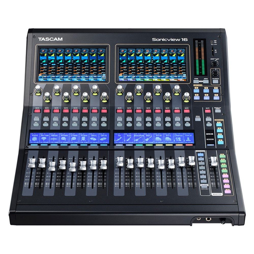 Tascam Sonicview 16 Digital Mixer w/ Multi-Environment Touch Screens - Image 1