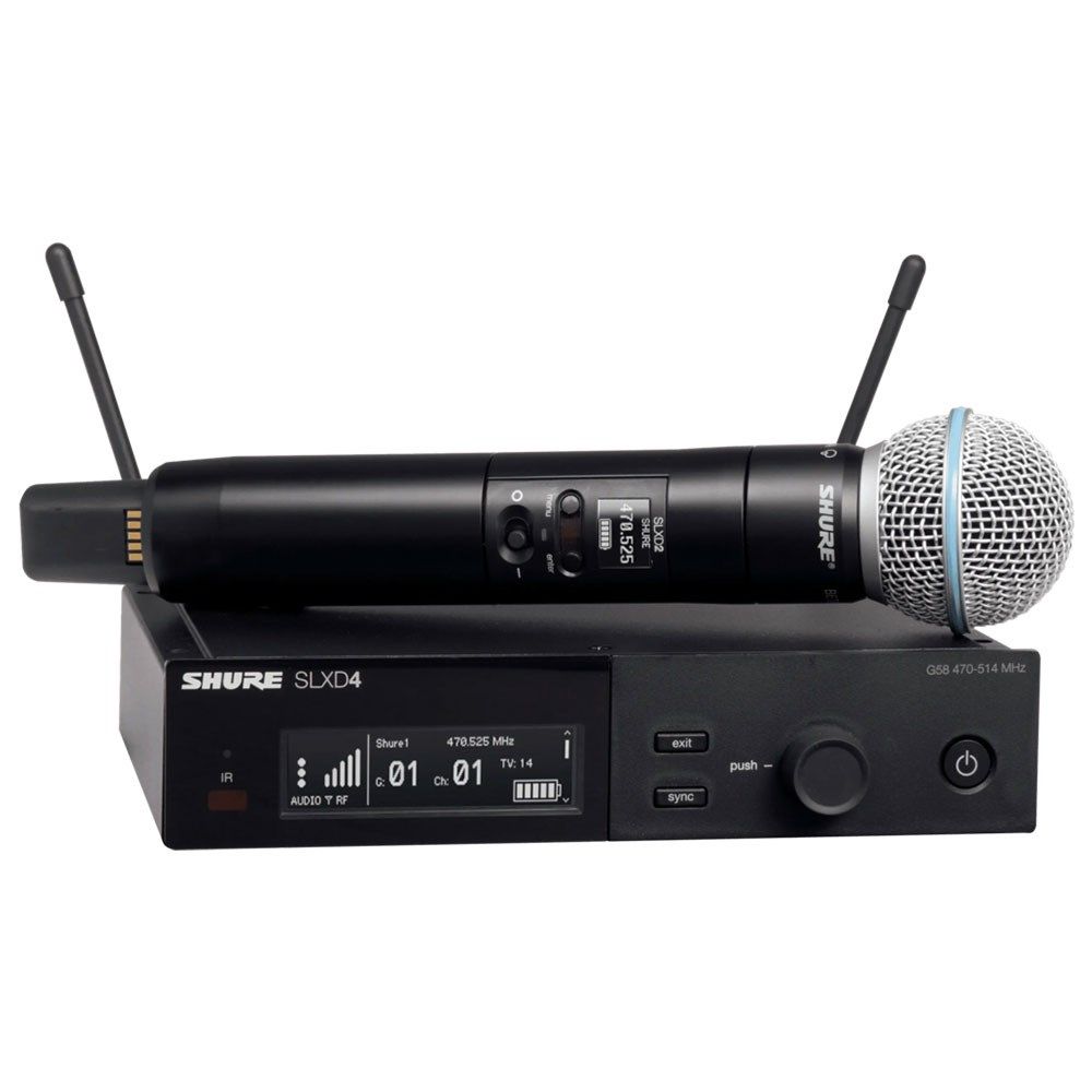 Shure SLX-D-24/B58 Digital Beta 58 Handheld Wireless System (J54 Band) - Image 1