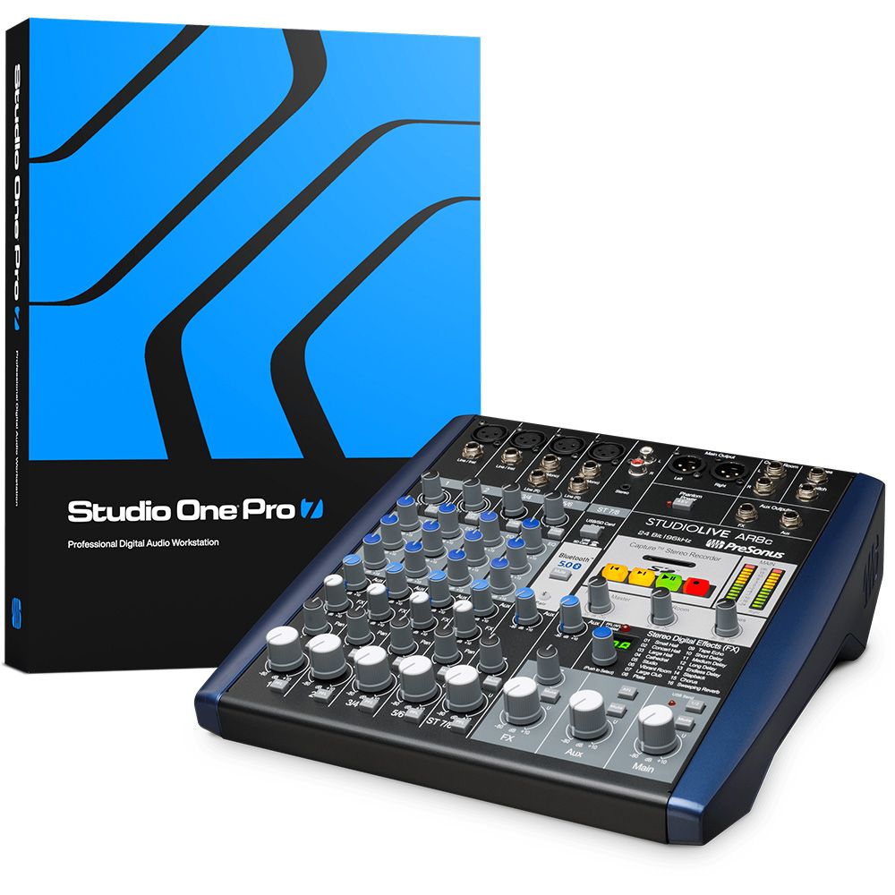 Presonus StudioLive AR8c 8-Ch Mixer w/ Bluetooth & USB Multitrack Recording - Image 1