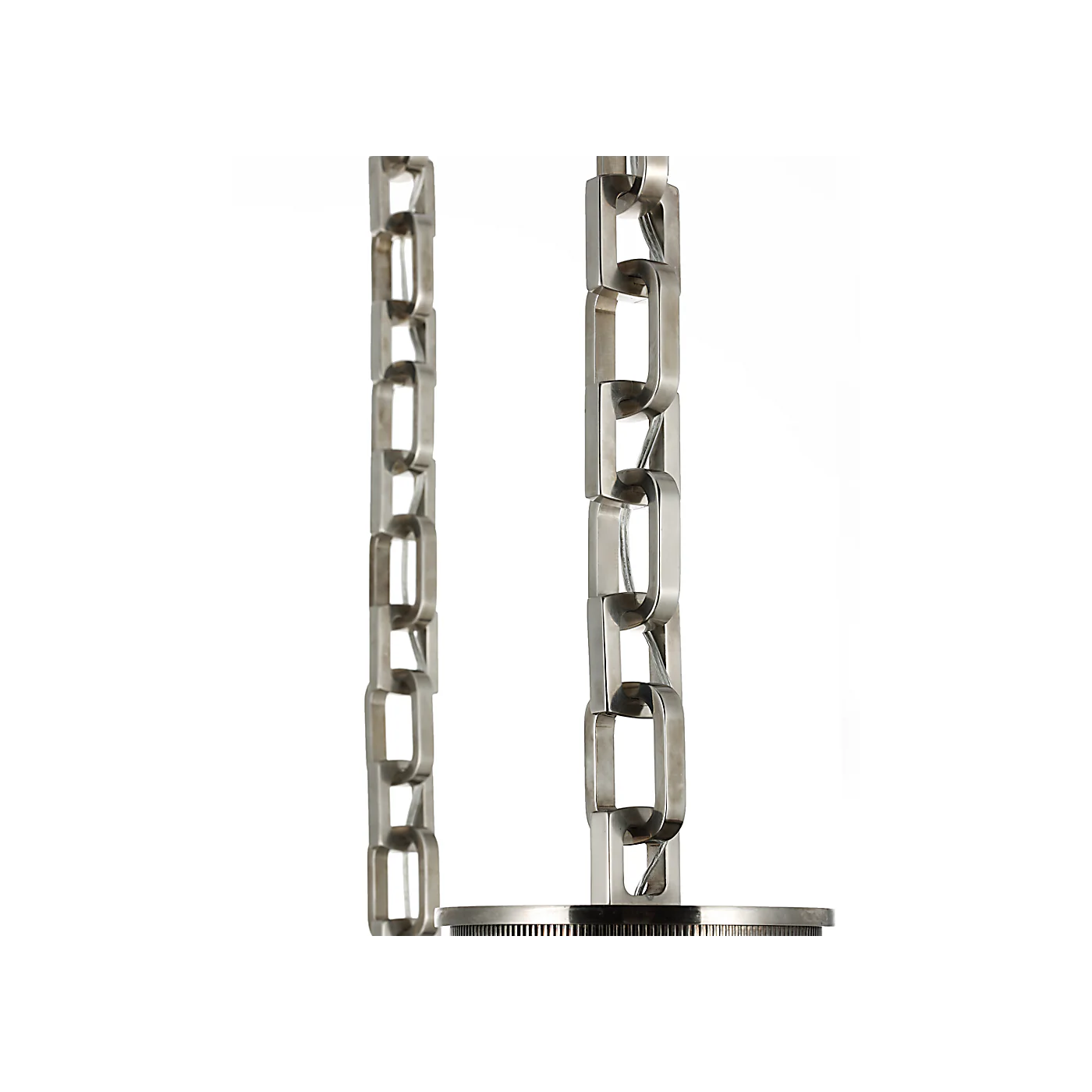 Bellamy 2 Light Statement Chain 16" Globe Chandelier - Image 3