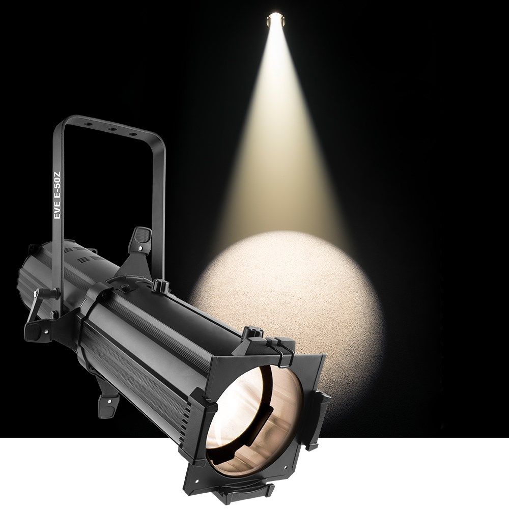 Chauvet EVE E-50Z 50 Watt LED Framing Profile Spot with Manual Zoom Stage Light - Image 1