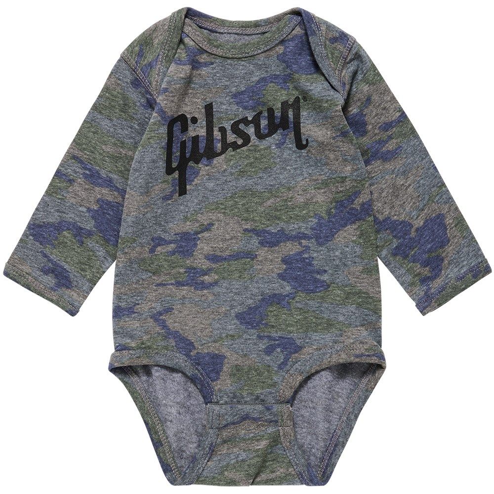 Gibson Camo Baby Onesie (Camo) 3/6M - Image 1