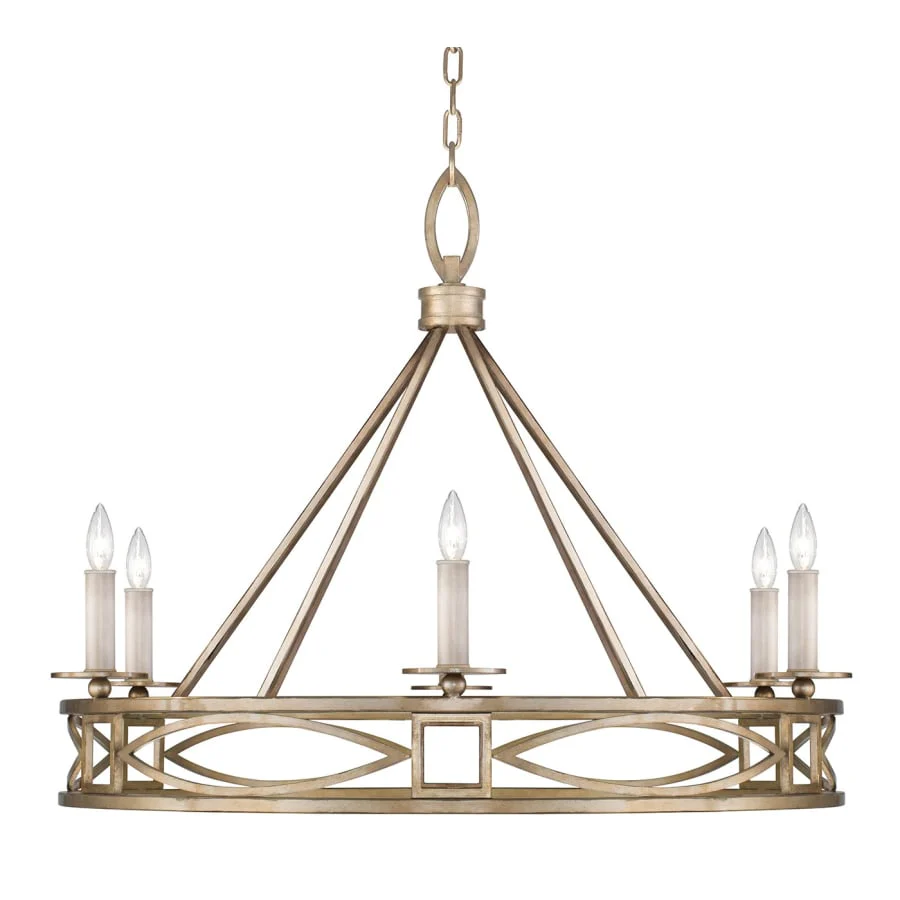Fine Art Handcrafted Lighting Cienfuegos 6 Light 38" Wide Candle Style Chandelier - Image 1