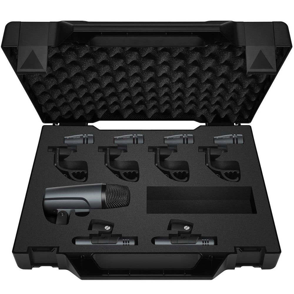Sennheiser e600 Series Drum Mic Set w/ Heavy Duty Case - Image 1