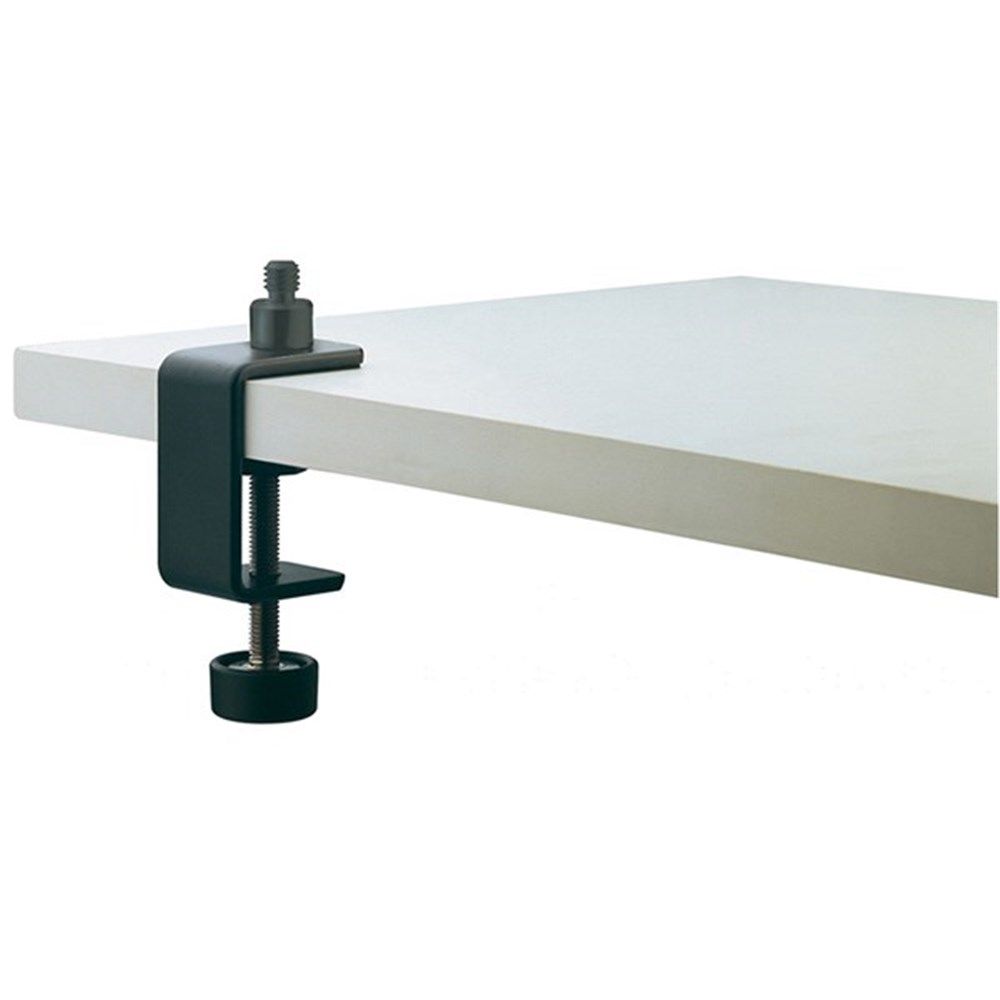 Konig & Meyer 237 Table Clamp for Goosenecks 5/8" Threaded Bolt (Black) - Image 1