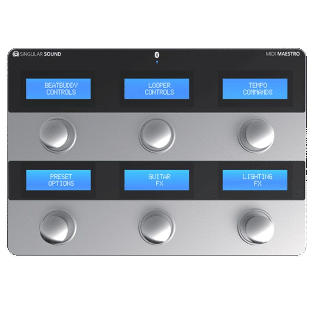 Singular Sound MIDI Maestro - Midi Foot Controller w/ Built-In Screens & Mobile App - Image 1
