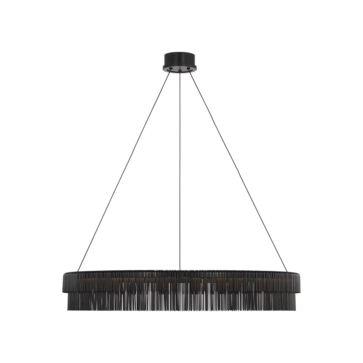 Differo 40" Layered Ring Chandelier - Image 3