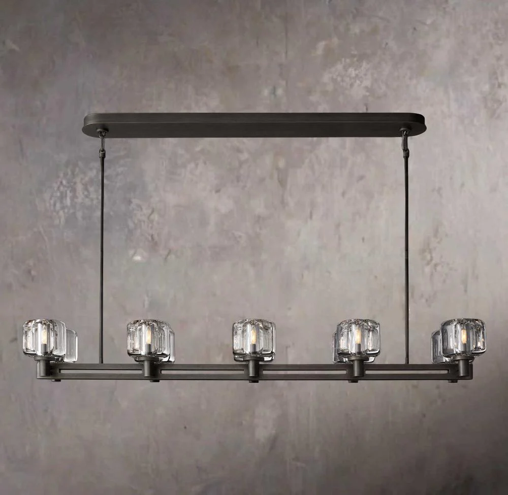 Demaret Dual Linear Chandelier 54" - Image 3