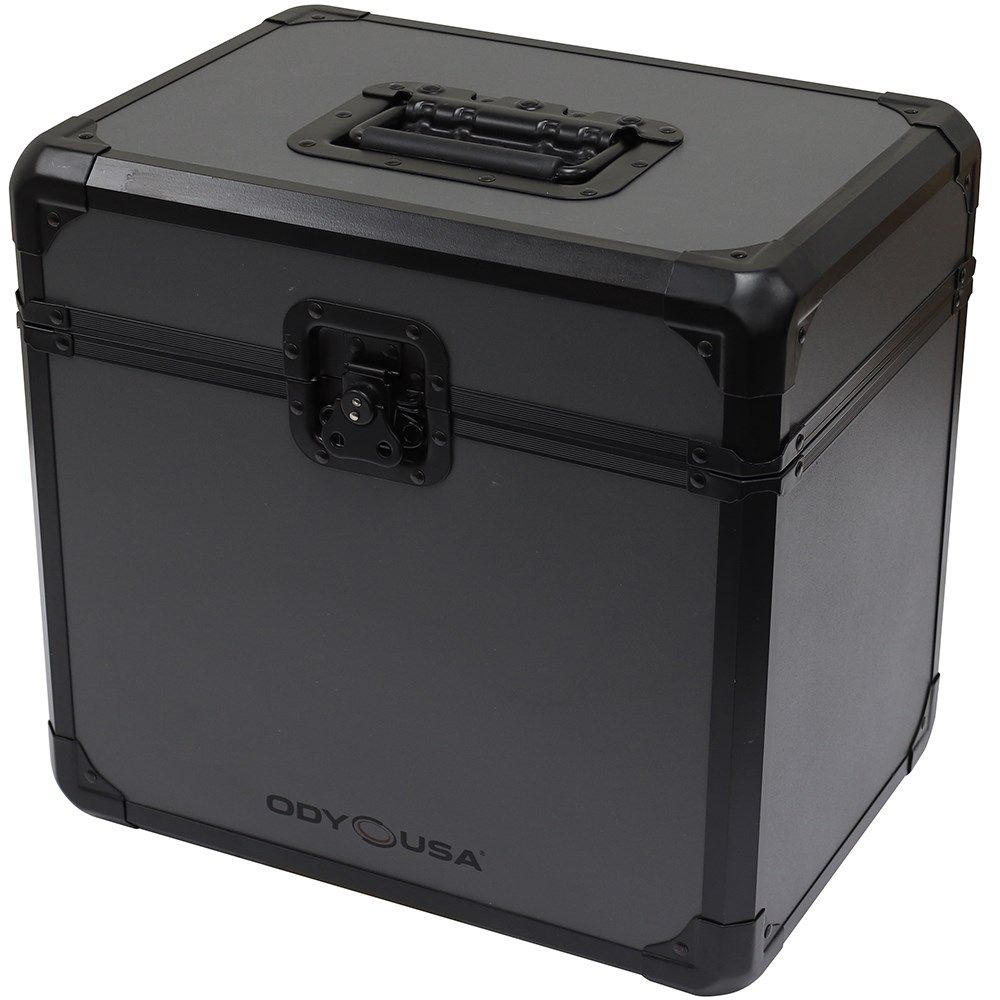 Odyssey Grey Krom 12" Vinyl Case (Holds 70 Records) (KLP70BLG) - Image 1