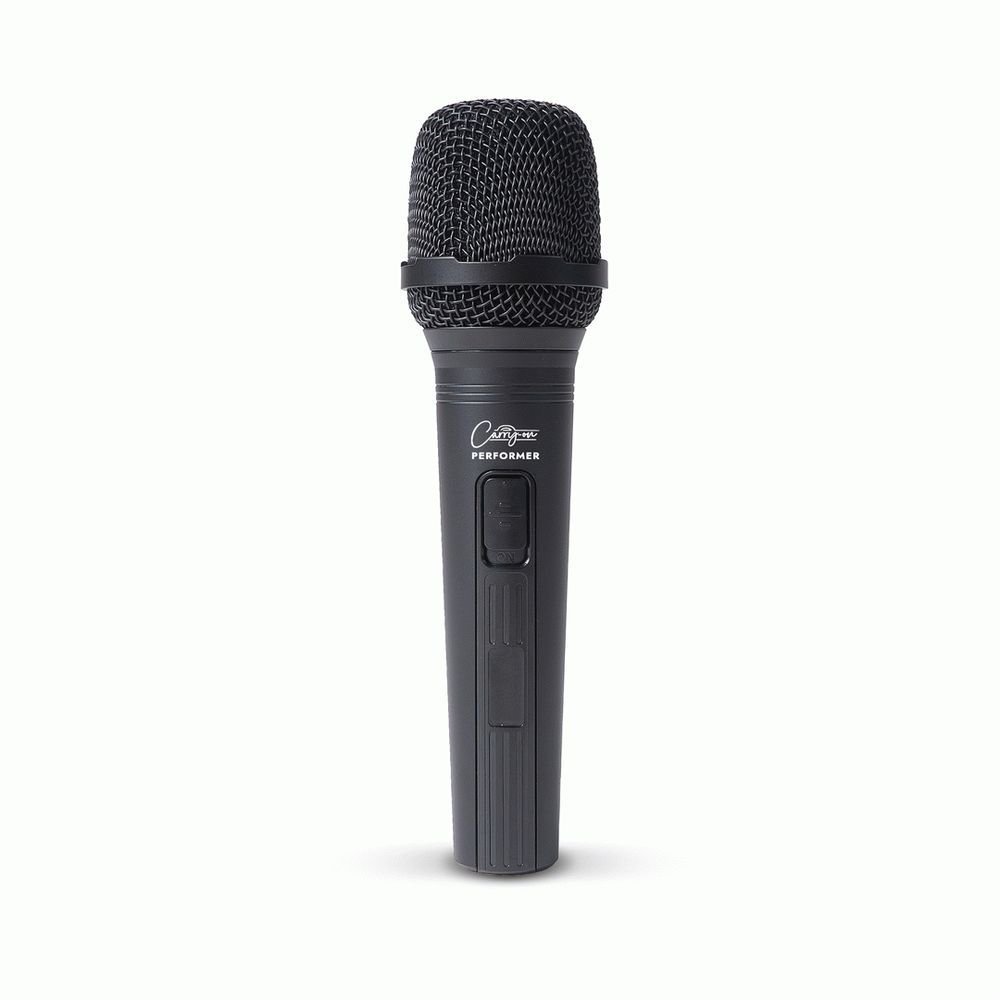 Carry-on Dynamic microphone with XRL-Jack cable used for live performance (Black) - Image 1