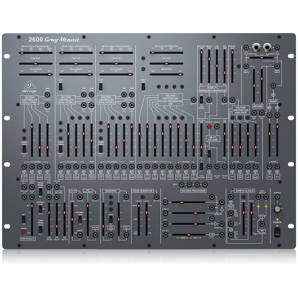 Behringer 2600 Gray Meanie Special Edition Semi Modular Rackmountable Analog Synth - Image 1