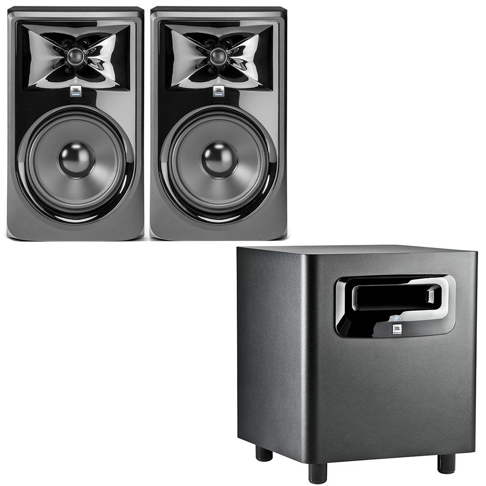 JBL Pack w/ LSR308 MKII Studio Monitors (Pair) & LSR310 Subwoofer - Image 1