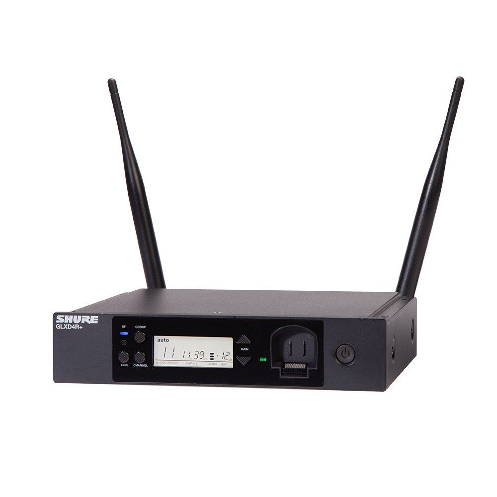 Shure GLXD4R+ Digital Wireless Dual Band Half-Rack Receiver - Image 1
