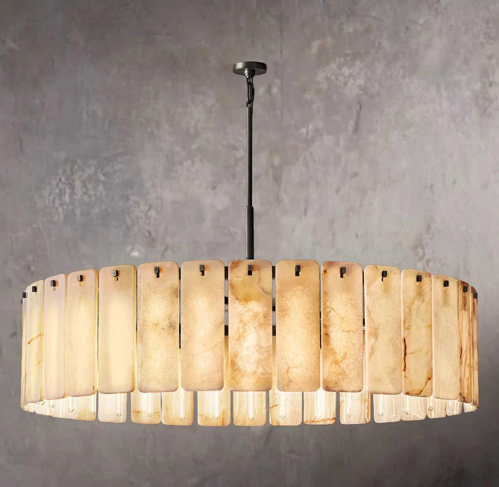 Calamette Onyx Circular Chandelier 60" - Image 2