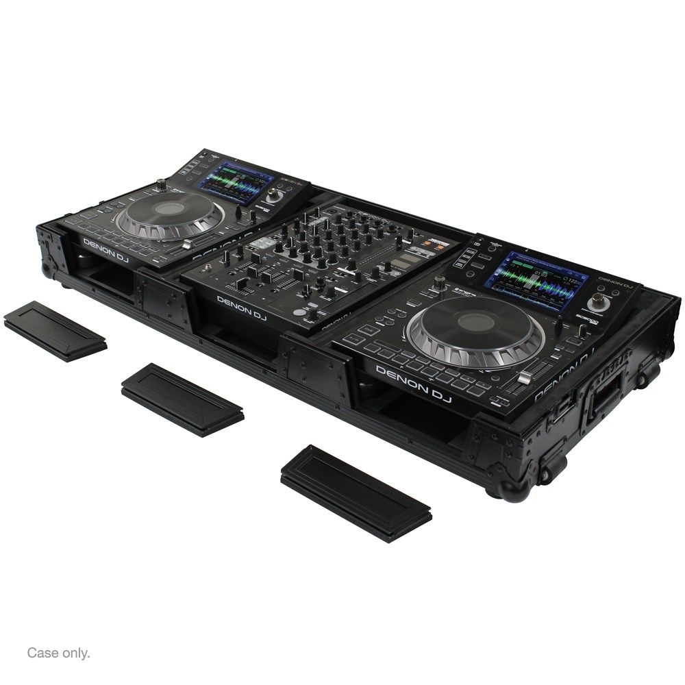 Odyssey Black Label XD Coffin for CDJ3000 or CDJ2000 & 12" Mixer (FZ12CDJWXD2BL) - Image 1