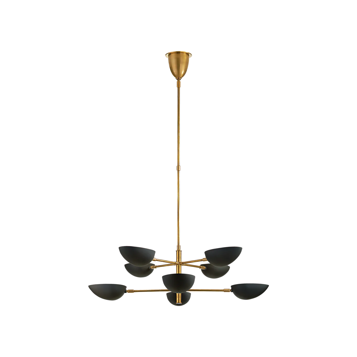 Graphic Large Two-Tier Chandelier - Image 1