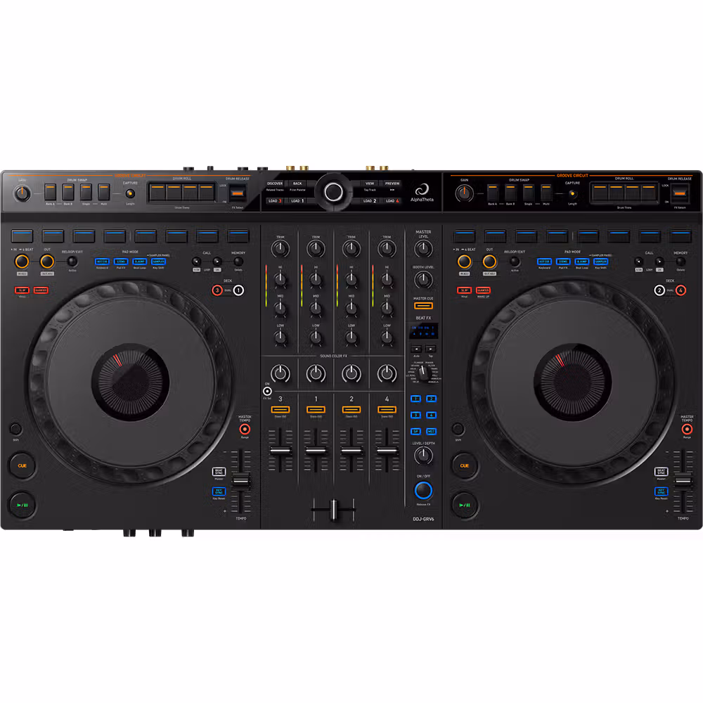 AlphaTheta DDJ-GRV6 4 Channel DJ Controller - Image 1