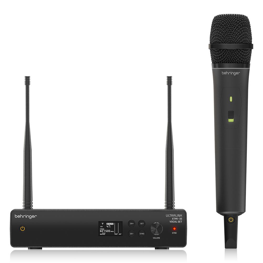 Behringer XTM1-35 Single UHF Wireless Mic Kit (584-608MHz) - Image 1