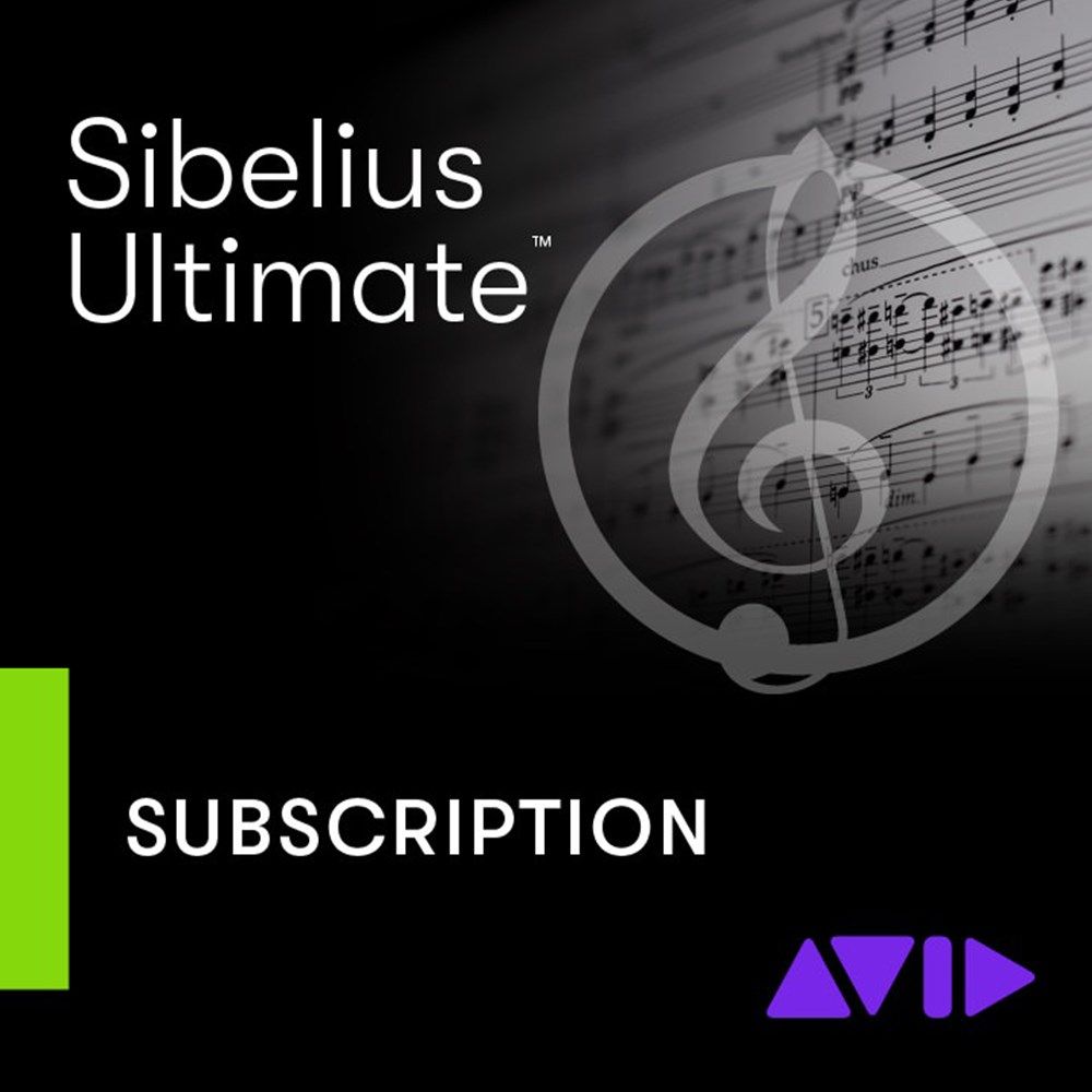 Avid Sibelius Ultimate Annual Subscription - NEW (eLicense) - Image 1