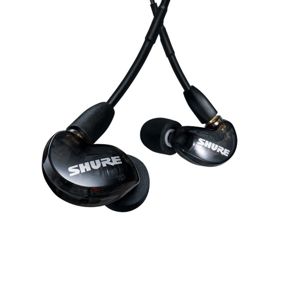 Shure Aonic 215 Sound Isolating Earphones w/ Universal Cable (Black) - Image 1
