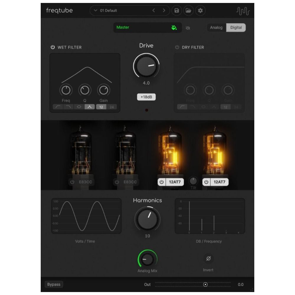 Freqport FreqTube FT1 Analog Saturation Plugin (Download Code Only) - Image 1