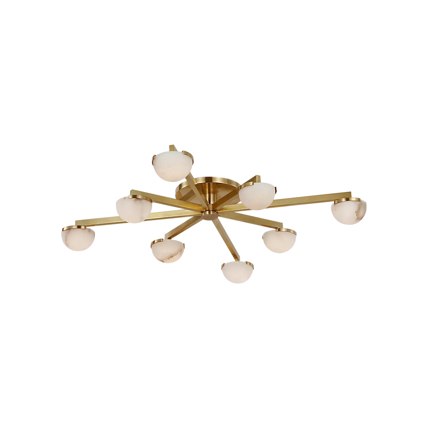 Pedra Large Staggered Arm Flush Mount - Image 1