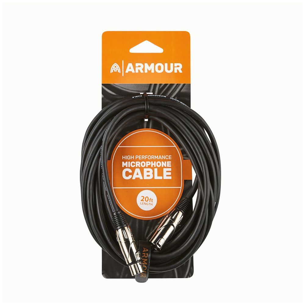 Armour CCP20U XLR to XLR Cable w/ Upgraded Connectors (20ft) - Image 1