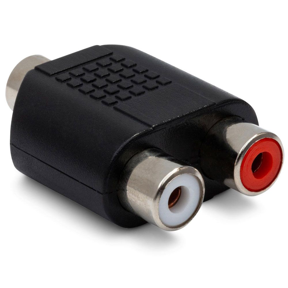Hosa GRF341 Coupler 3.5 mm TRS to Dual RCA - Image 1