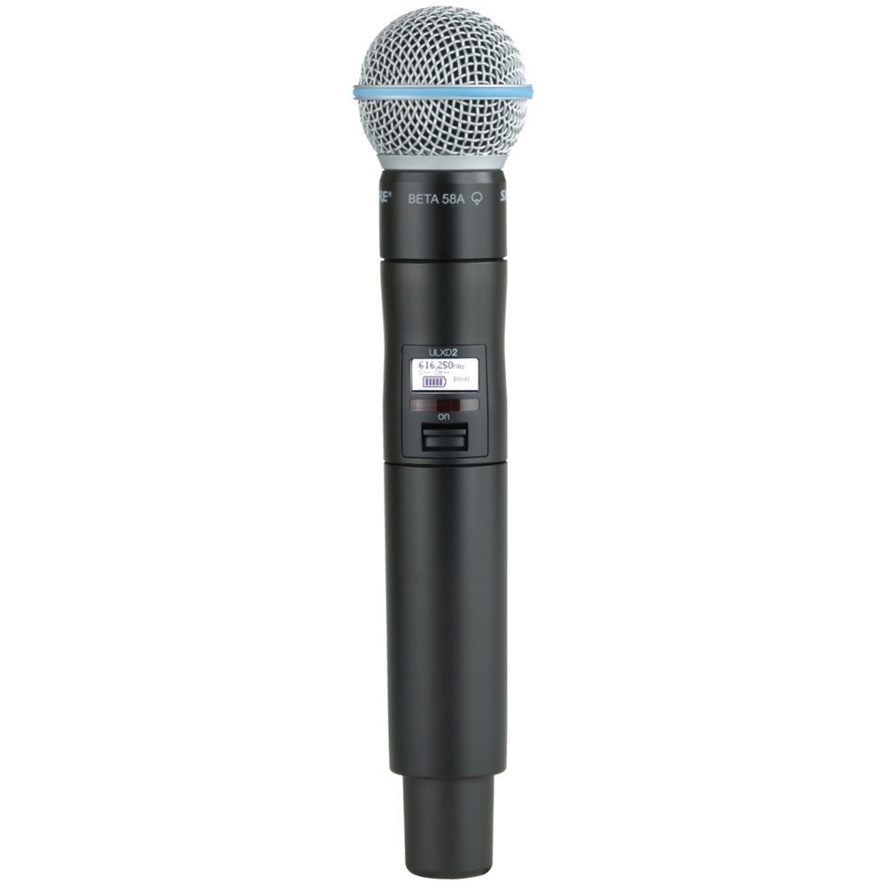 Shure ULXD2/B58 Digital Handheld Transmitter w/ Beta 58A Capsule (Band H51) - Image 1