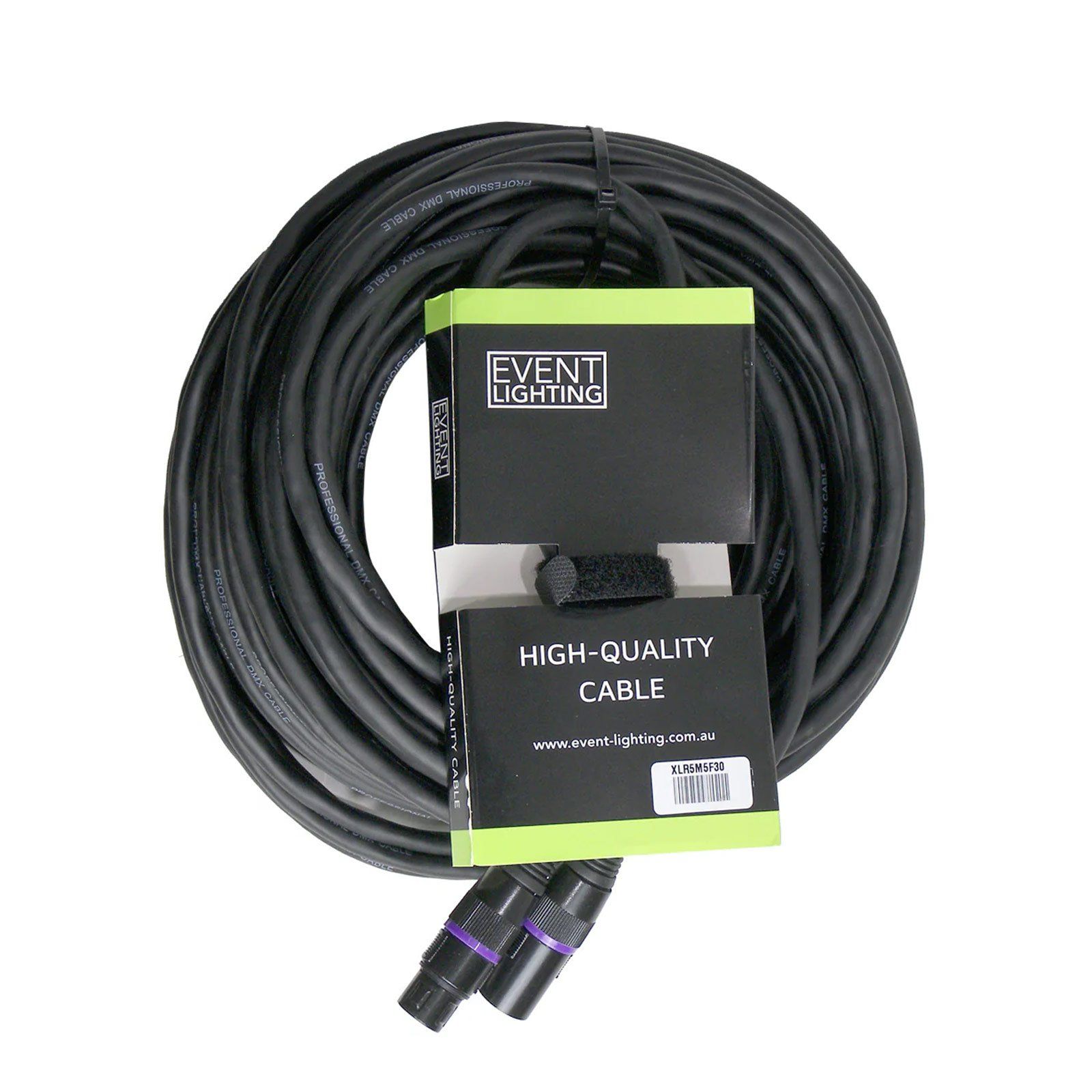Event Lighting XLR5M5F30 5-pin DMX Cable 30m - Image 1