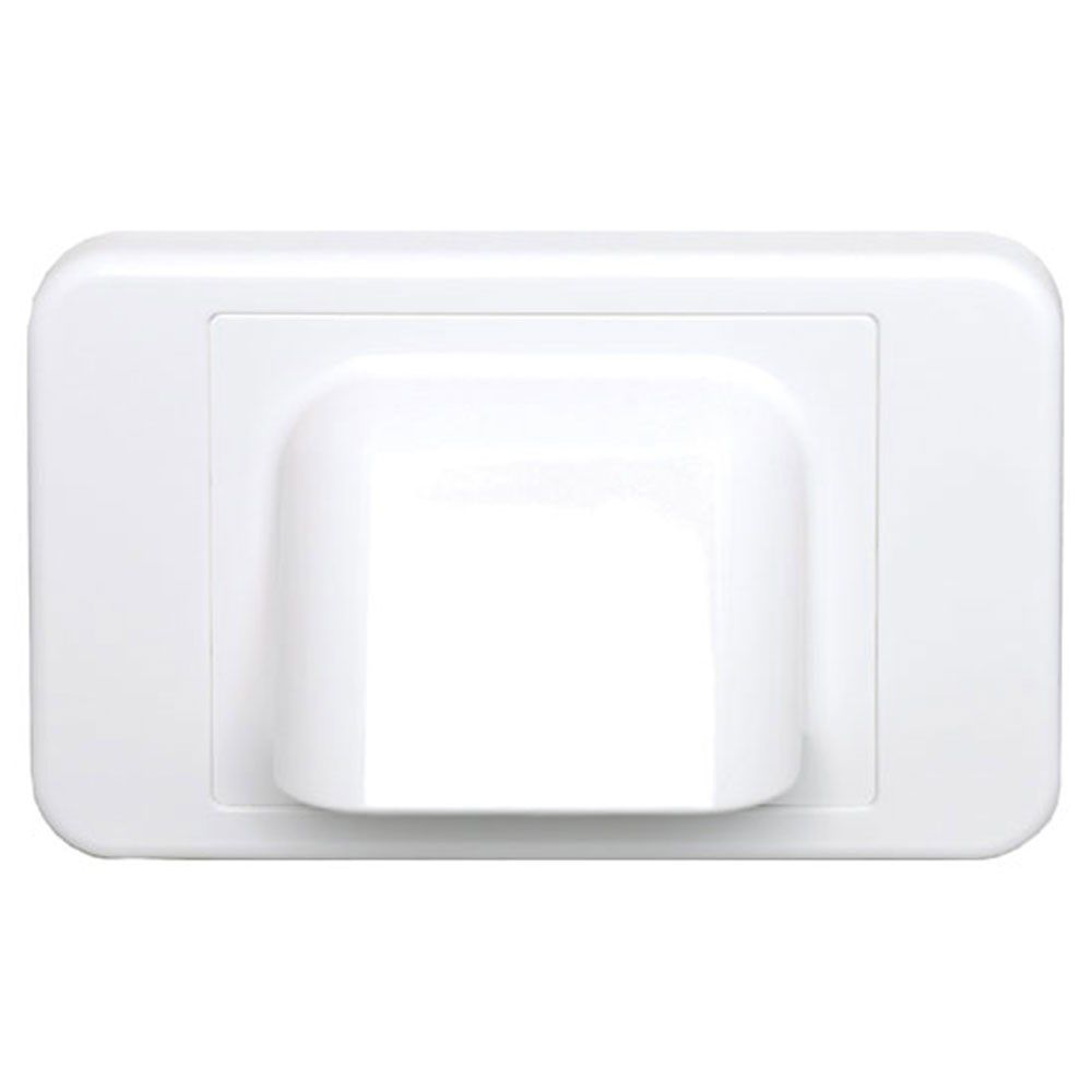 Dynalink Shovel Nose Wallplate (White) - Image 1