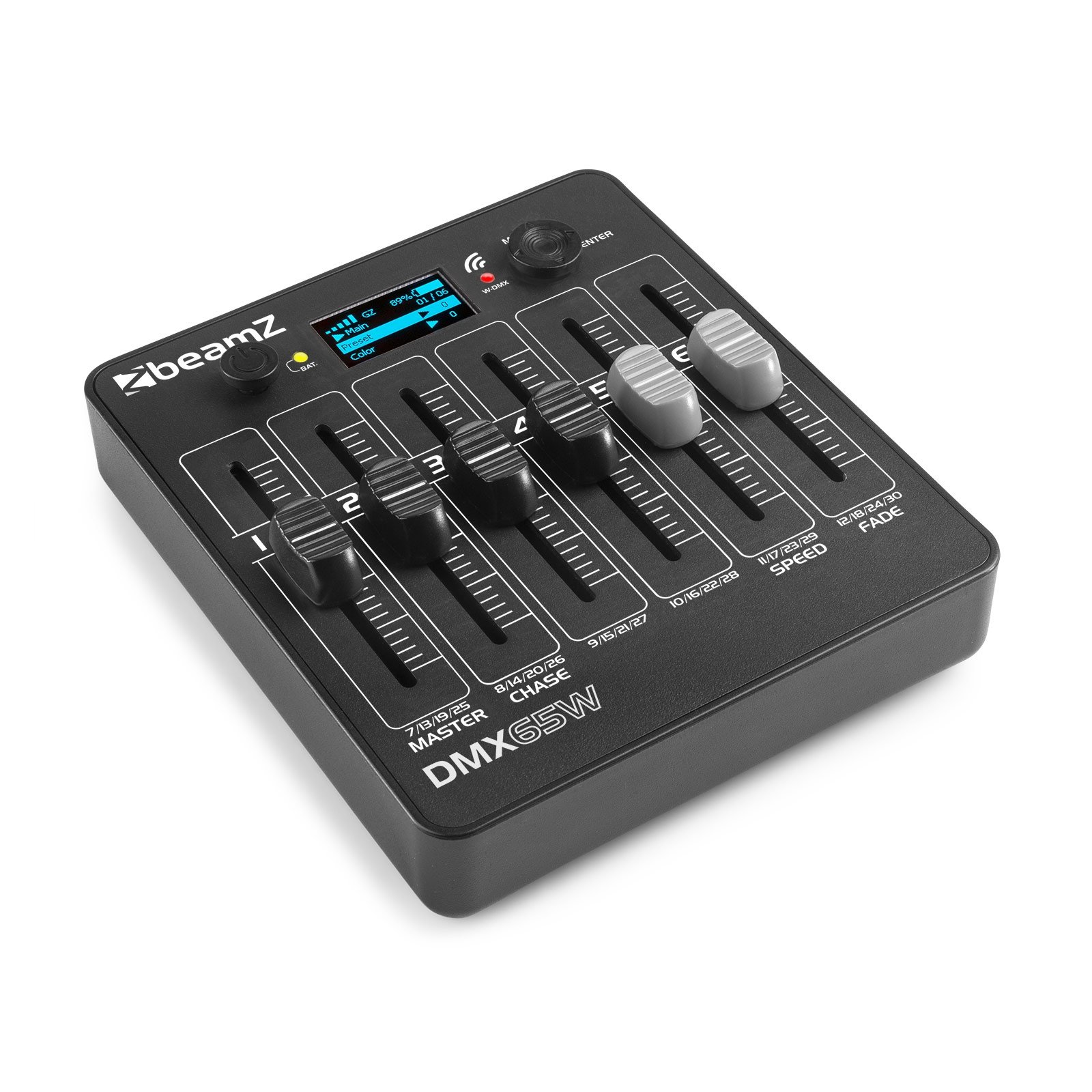 Beamz DMX65W Wireless Battery Operated DMX Controller - Image 1