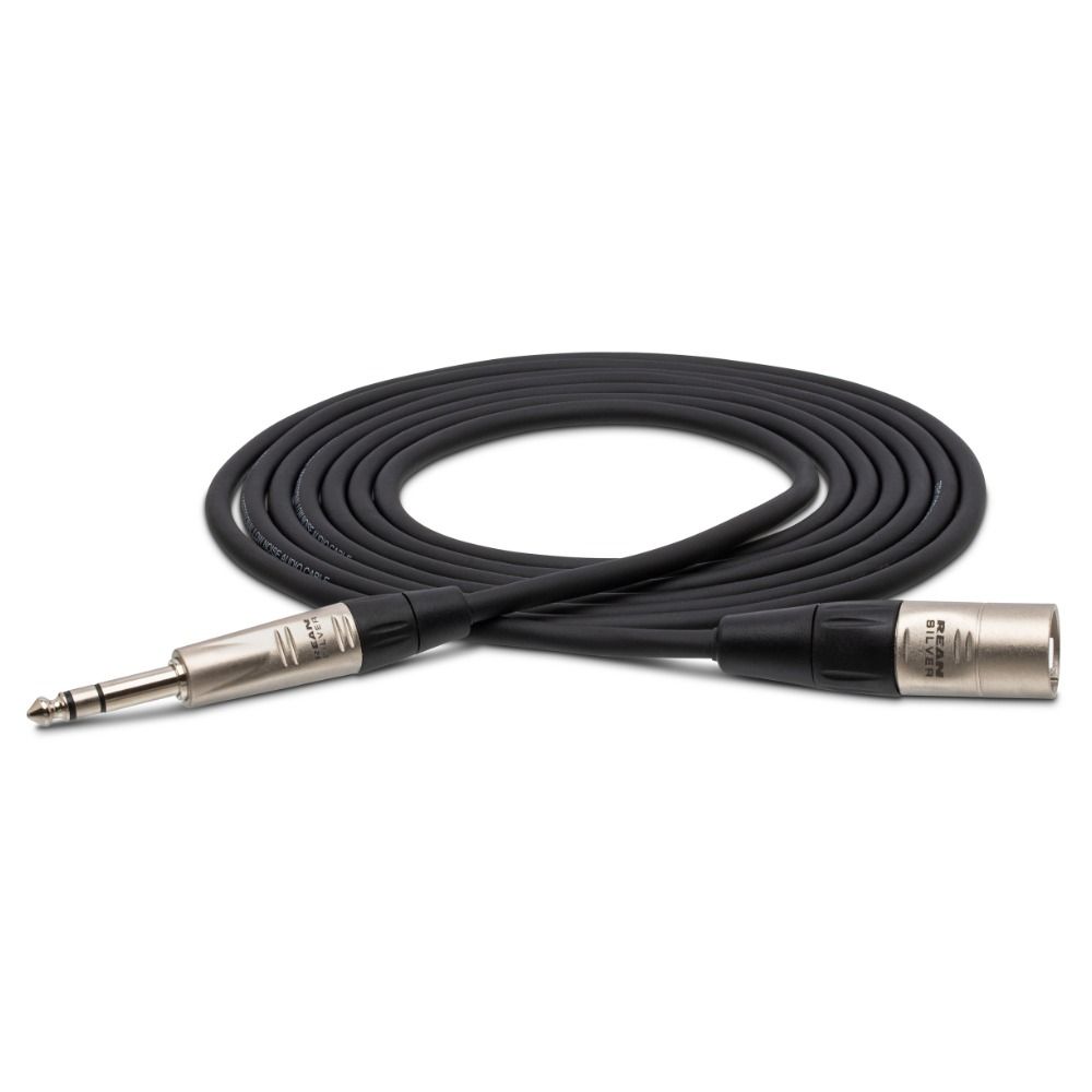 Hosa HSX001.5 Pro Balanced Interconnect REAN 1/4 in TRS to XLR3M (1.5 ft) - Image 1