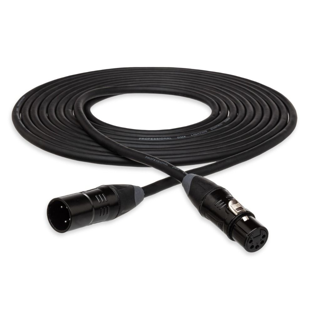 Hosa DMX750 DMX512 Cable 5 PIN XLR5M to XLR5F (50 ft) - Image 1