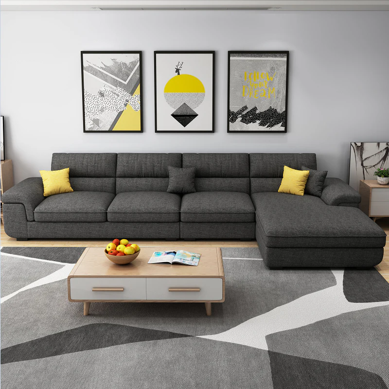 ركنة خشب زان طبيعي 180×340سم - ألوان متعددة - DECO40 - Image 1