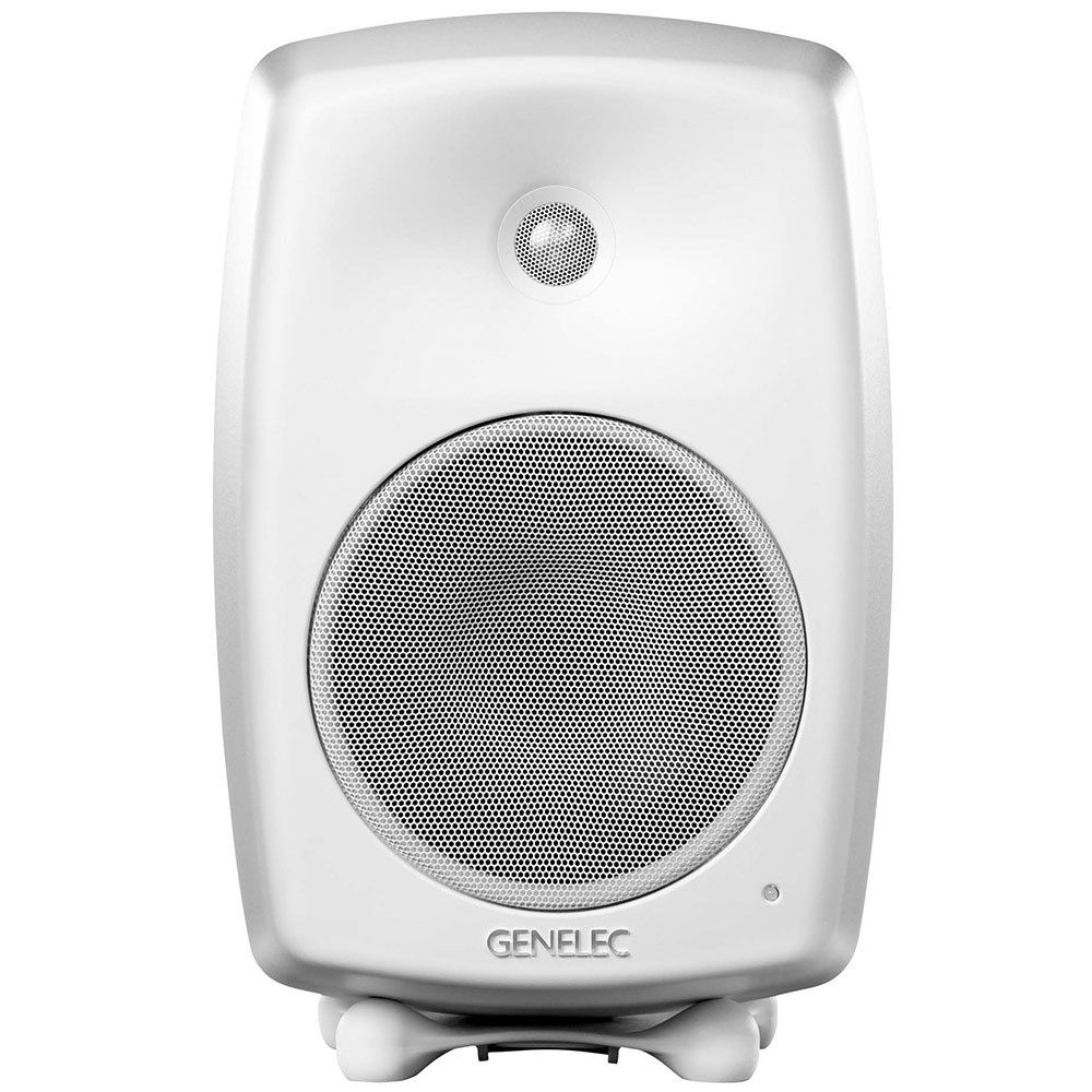 Genelec G Series G Four 6.5" Two-Way Active Studio Monitor (White) (SINGLE) - Image 1