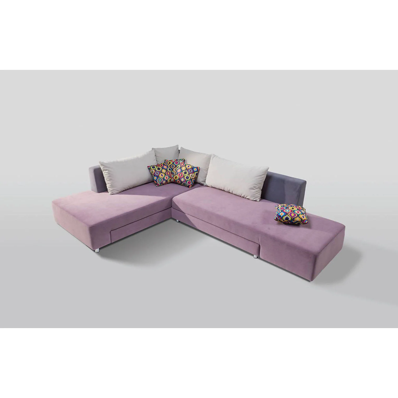 ركنة سرير خشب زان 200×265سم - ألوان متعددة - DECO253 - Image 3