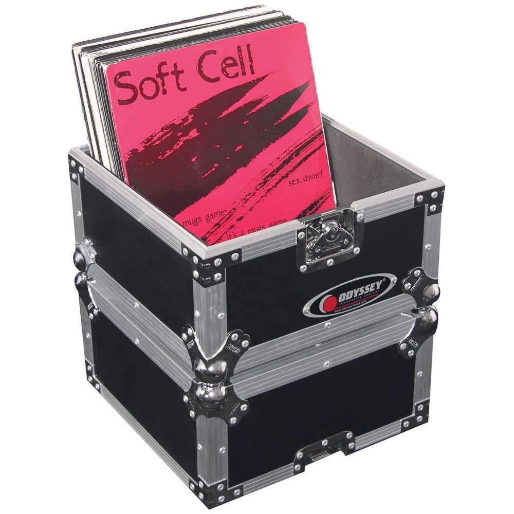 Odyssey Flight Zone Utility Flight for 12" Vinyl Records (80 LP Capacity) - Image 1