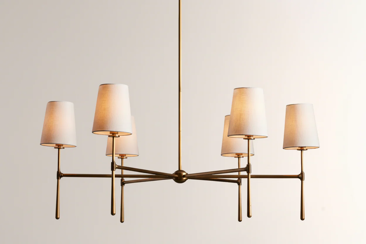 Rhoda Round Chandelier 4/6 Light - Image 1