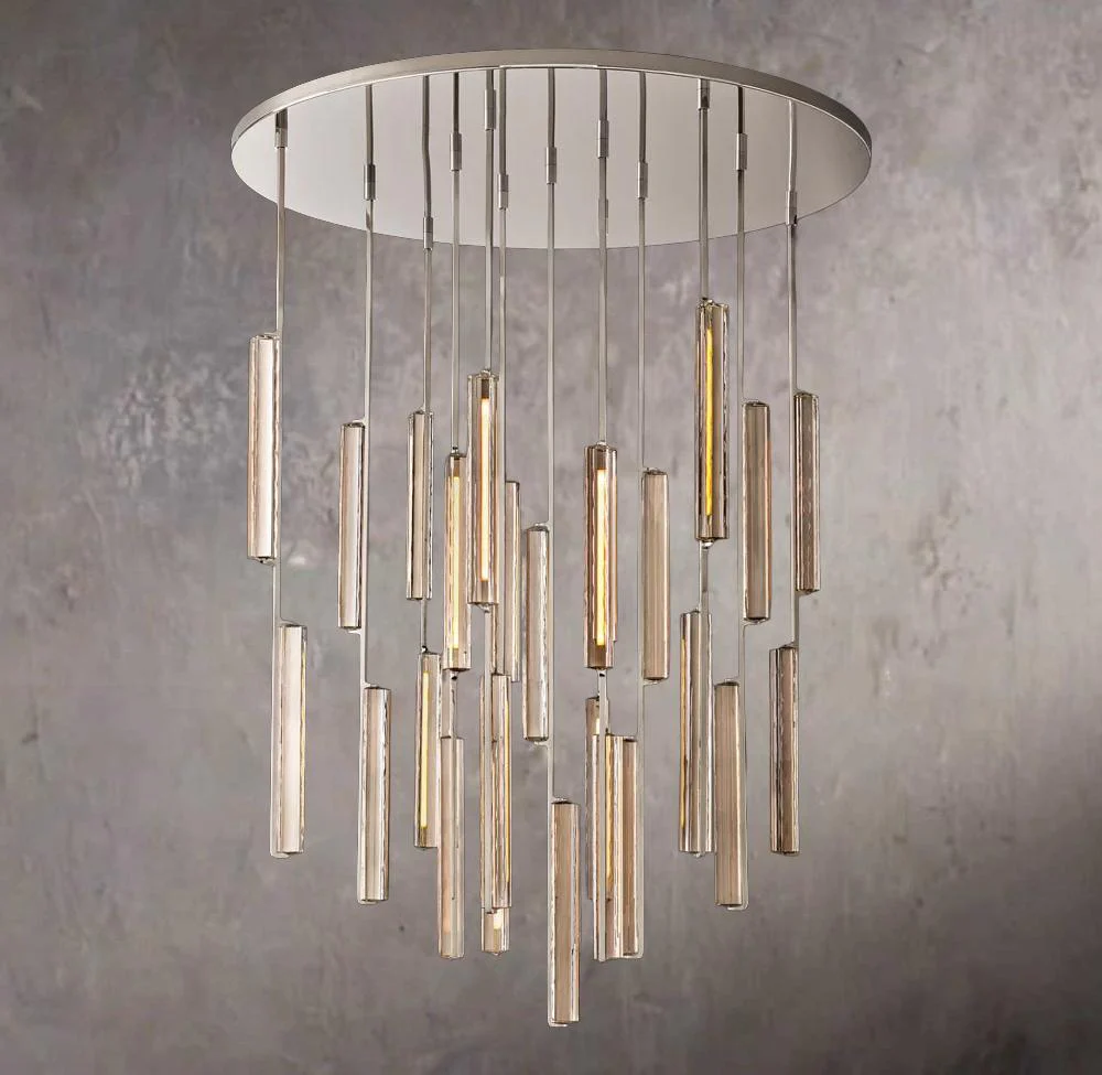 Audubons Crystal Circular Chandelier 56" - Image 2