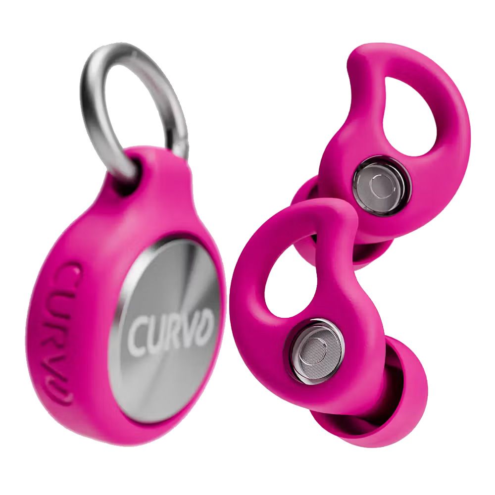 Curvd Live Filtered Earplugs For Live Music and Events (Pink) - Image 1