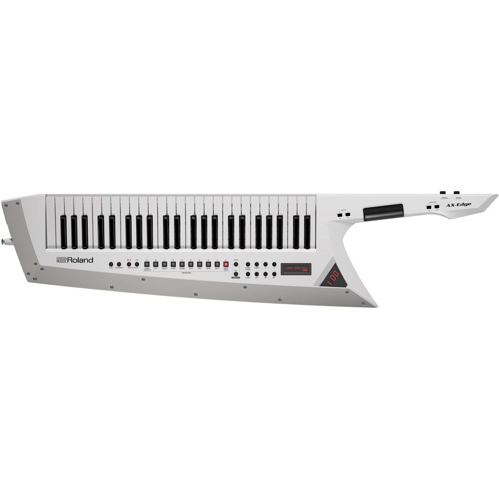 Roland AX-Edge 49-Note Keytar w/ Synth-EX Engine & Edge Blades (White) - Image 1